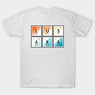 Lusaka City Table of Elements T-Shirt